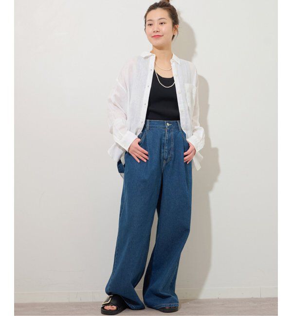 JOURNAL STANDARD relume「Vis/Polyクルーネックリブタンクトップ」|タンクトップ|