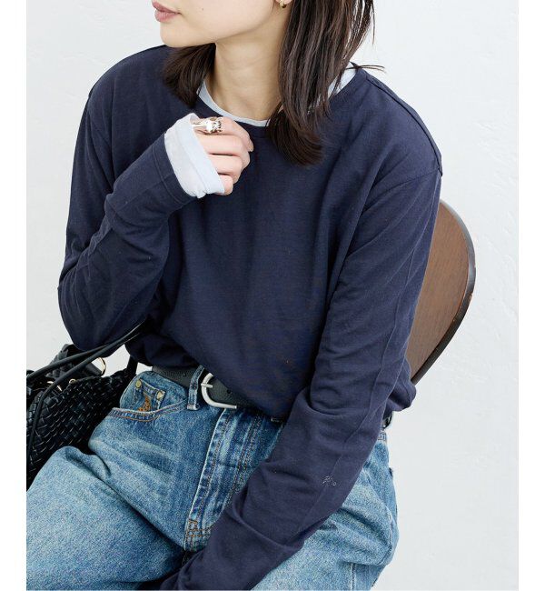 JOURNAL STANDARD「《追加3》クルーネックシアーロングTシャツ」|Tシャツ・カットソー|