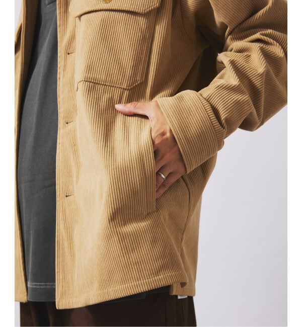 JOURNAL STANDARD relume「TECH &rdquo;SOLOTEX(R)&rdquo; コーデュロイ ウォッシャブル CPOシャツジャケット」|シャツ・ブラウス|