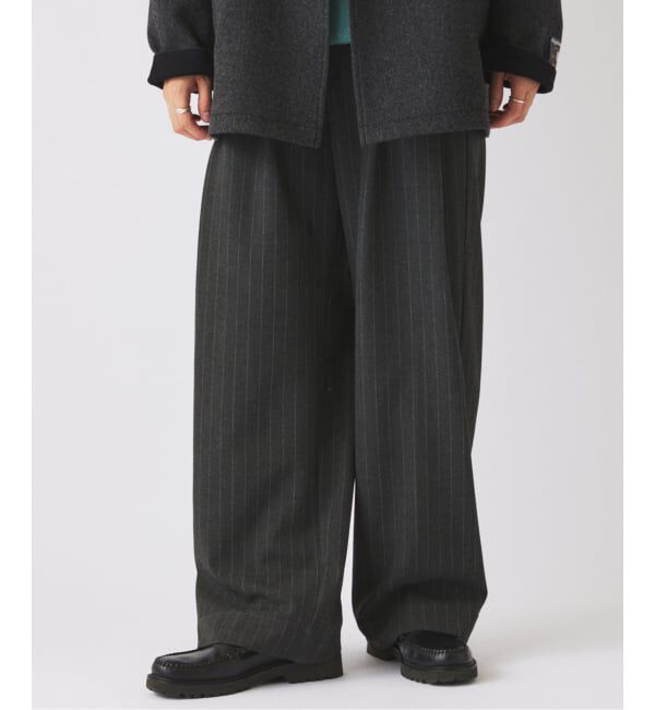 JOURNAL STANDARD relume「ヒールカット ルーズ ストライプ スラックス」|スラックス|
