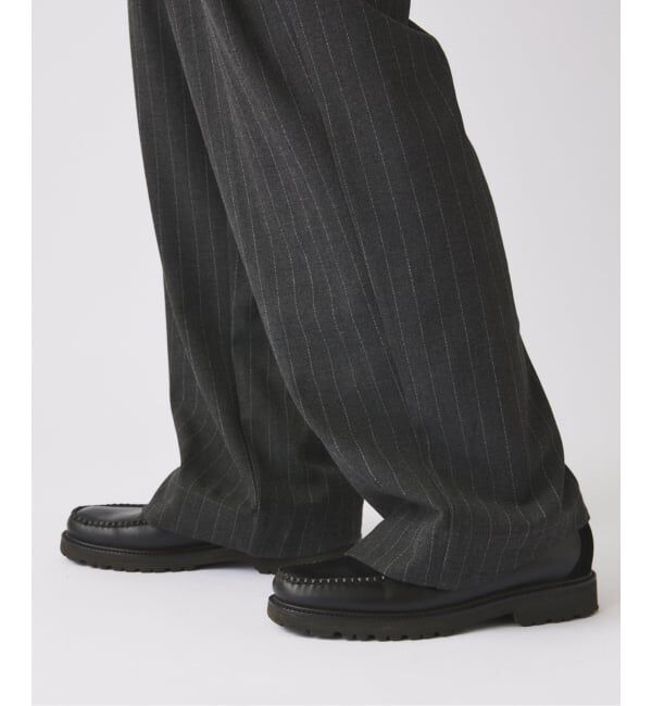 JOURNAL STANDARD relume「ヒールカット ルーズ ストライプ スラックス」|スラックス|