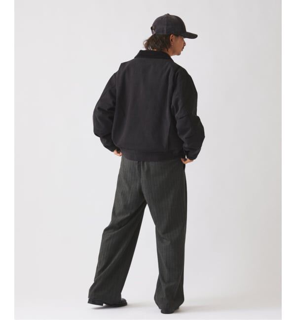 JOURNAL STANDARD relume「ヒールカット ルーズ ストライプ スラックス」|スラックス|