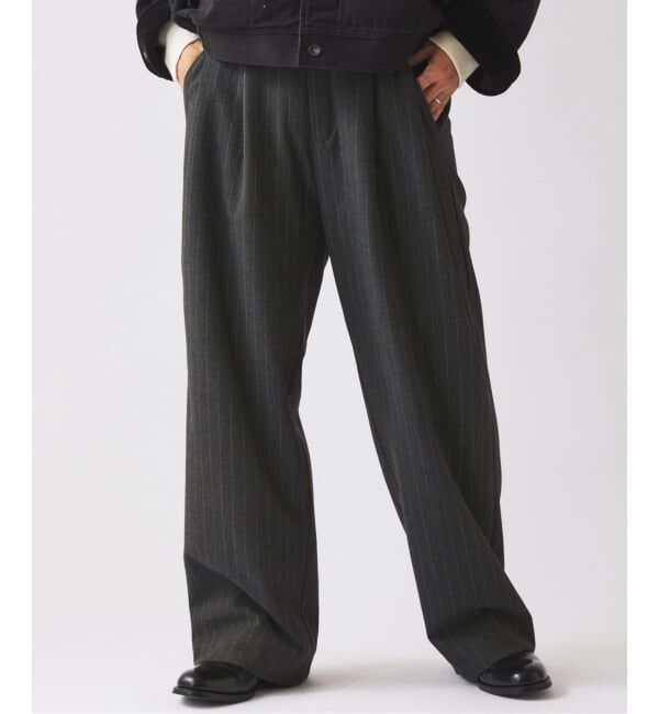 JOURNAL STANDARD relume「ヒールカット ルーズ ストライプ スラックス」|スラックス|