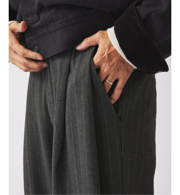 JOURNAL STANDARD relume「ヒールカット ルーズ ストライプ スラックス」|スラックス|
