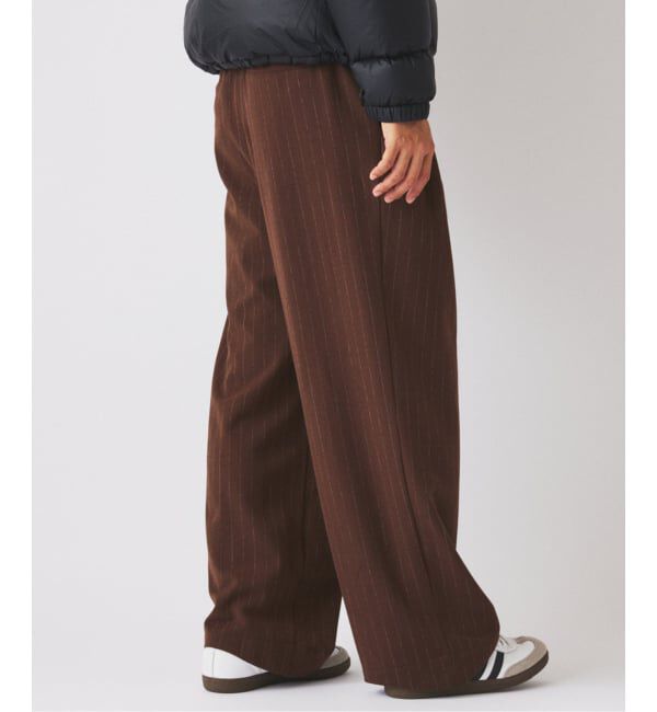 JOURNAL STANDARD relume「ヒールカット ルーズ ストライプ スラックス」|スラックス|