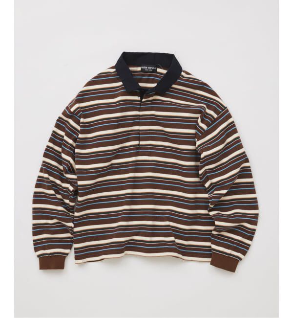 JOURNAL STANDARD「HARDIN KNITWEAR / ハーディンニットウェア ラグビー シャツ」|Tシャツ・カットソー|ブラウン