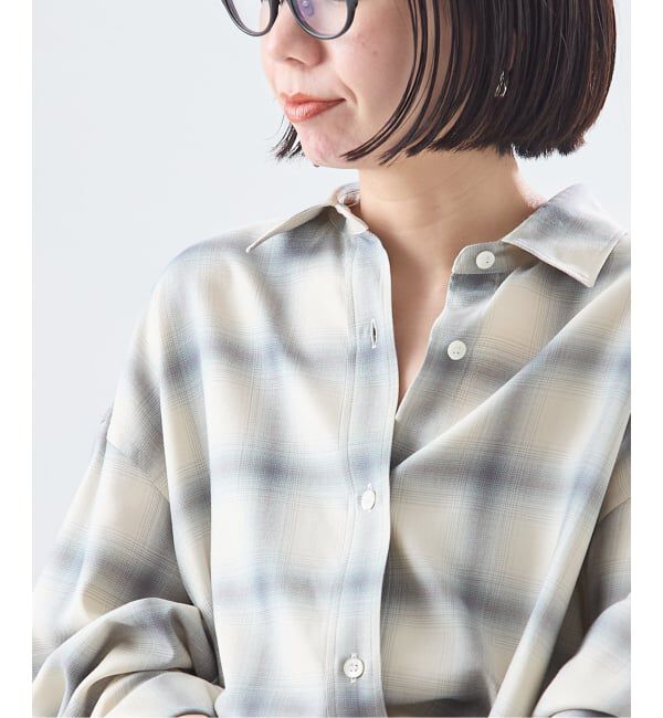 journal standard L'essage「チェックカシュクールシャツ」|シャツ・ブラウス|