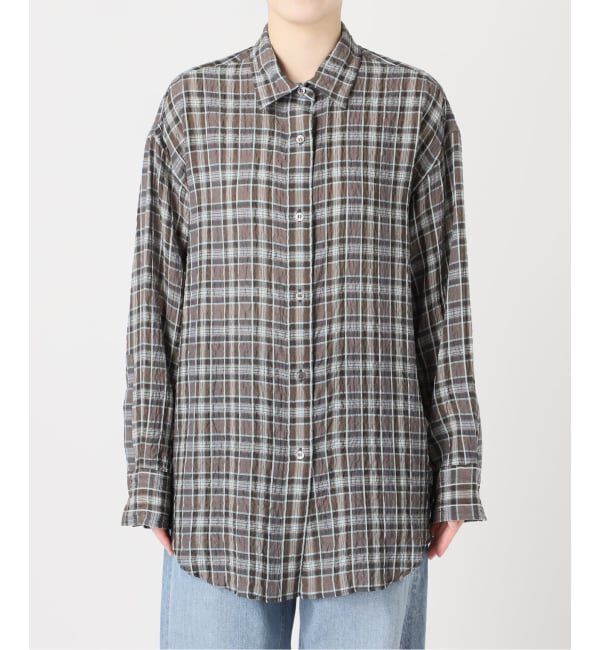 journal standard L'essage「チェックカシュクールシャツ」|シャツ・ブラウス|