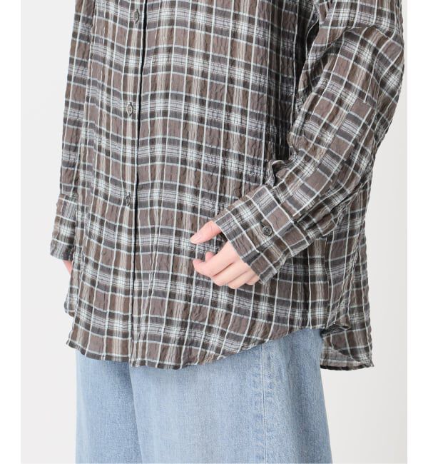 journal standard L'essage「チェックカシュクールシャツ」|シャツ・ブラウス|