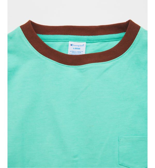 JOURNAL STANDARD「《予約》CHAMPION / チャンピオン 別注 リンガー  ポケチー Tシャツ」|Tシャツ・カットソー|