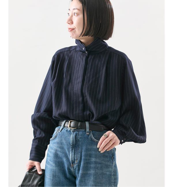 journal standard L'essage「【A PUPIL/ア ピューピル】別注 HNK RGLN BL STRIPES：ブラウス」|シャツ・ブラウス|