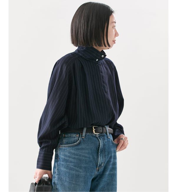 journal standard L'essage「【A PUPIL/ア ピューピル】別注 HNK RGLN BL STRIPES：ブラウス」|シャツ・ブラウス|
