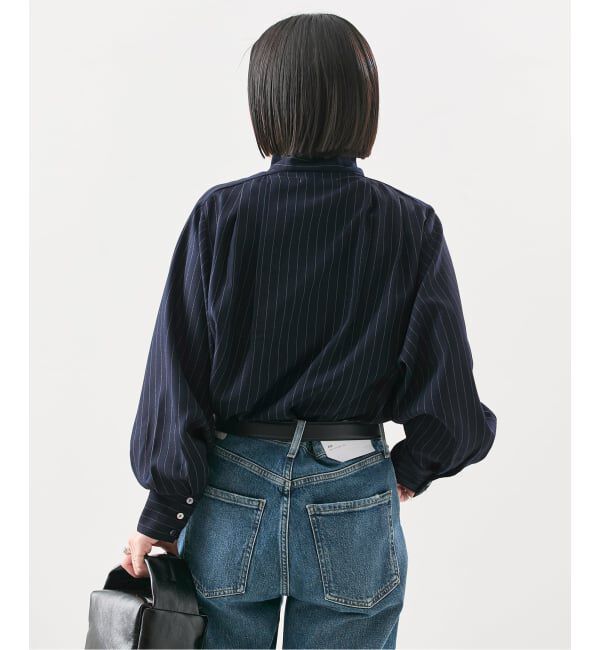 journal standard L'essage「【A PUPIL/ア ピューピル】別注 HNK RGLN BL STRIPES：ブラウス」|シャツ・ブラウス|
