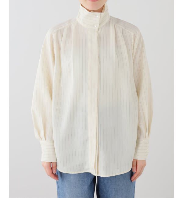 journal standard L'essage「【A PUPIL/ア ピューピル】別注 HNK RGLN BL STRIPES：ブラウス」|シャツ・ブラウス|