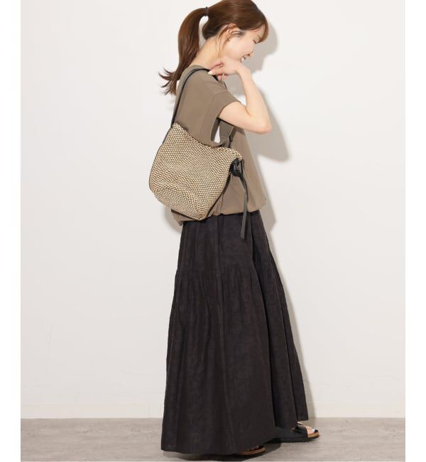 JOURNAL STANDARD relume「《予約》［26SS新作］コットンジャガードティアードスカート」|スカート|