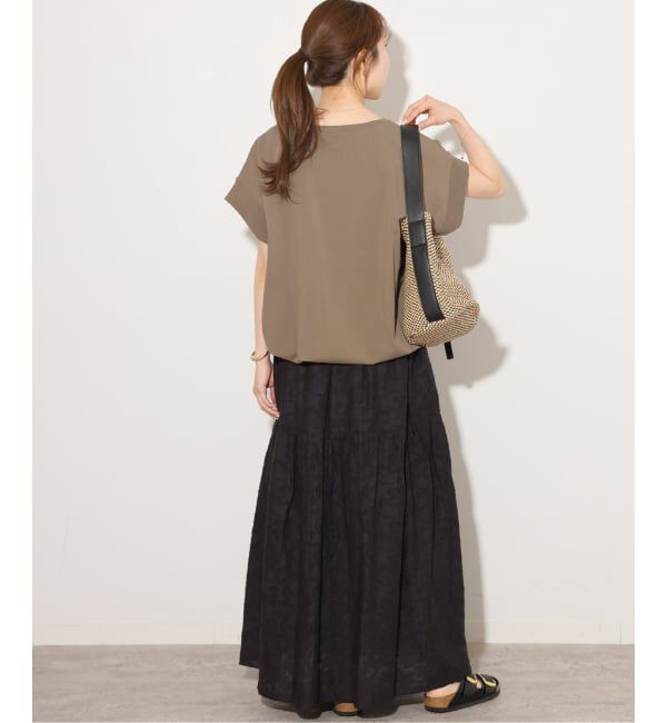 JOURNAL STANDARD relume「《予約》［26SS新作］コットンジャガードティアードスカート」|スカート|