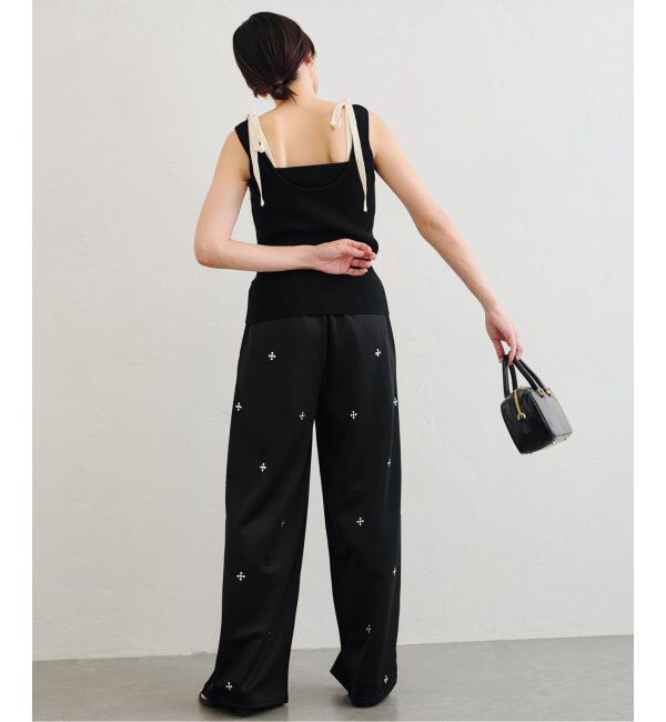 U by SPICK&SPAN「コットンリボンノースリニット」|タンクトップ|