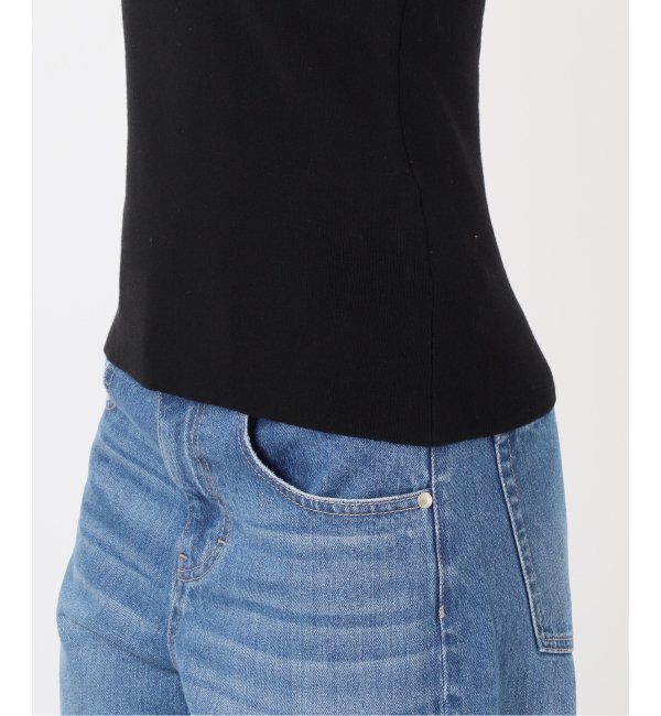 U by SPICK&SPAN「コットンリボンノースリニット」|タンクトップ|