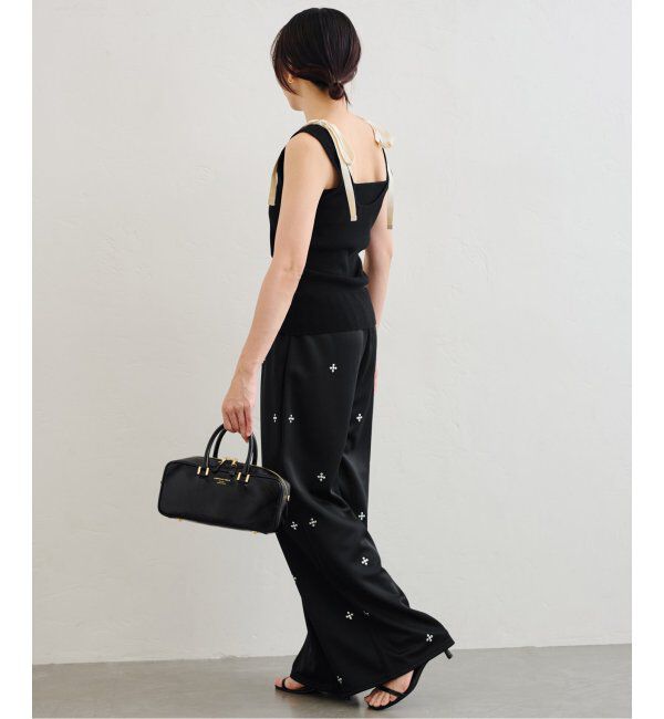 U by SPICK&SPAN「コットンリボンノースリニット」|タンクトップ|