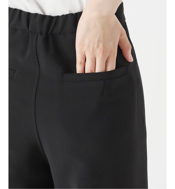 Spick and Span「《追加2》ダブルクロスツータックパンツ」|スラックス|