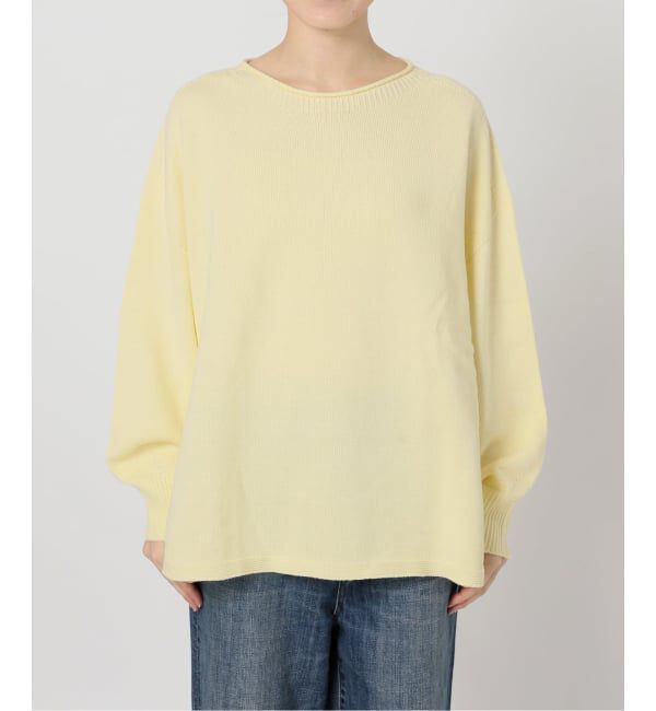 Spick and Span「バルキーヤーンルーズボートネックニット」|ニット・セーター|