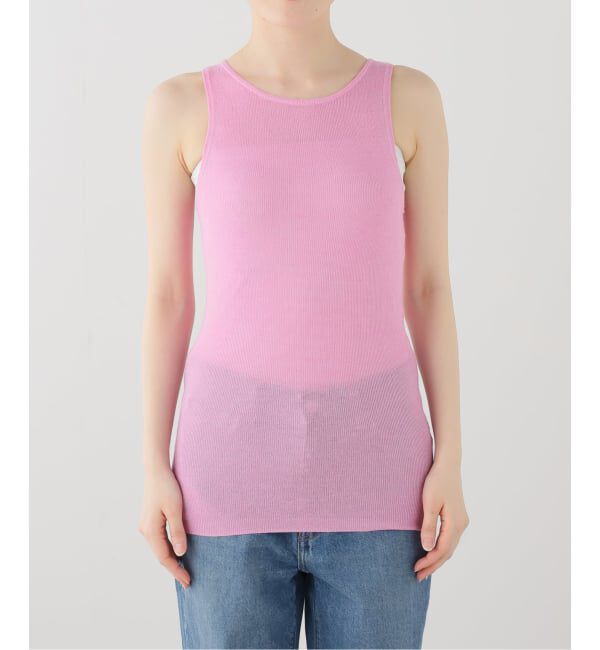 FRAMeWORK「y YO/イーヨ rib tank top」|タンクトップ|