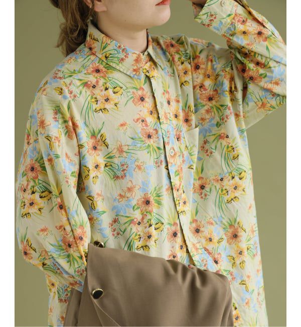 Spick and Span「VIAN / ヴィアン 別注 Flower Big Shirt」|シャツ・ブラウス|