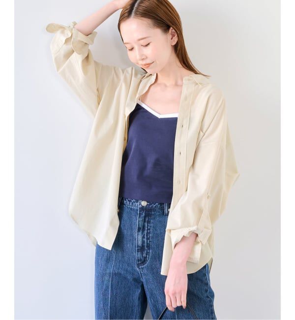 U by SPICK&SPAN「《予約》ミスティダイ ボタンダウンシャツ」|シャツ・ブラウス|