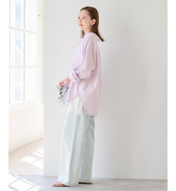 U by SPICK&SPAN「《予約》ミスティダイ ボタンダウンシャツ」|シャツ・ブラウス|