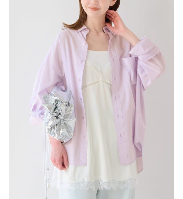 U by SPICK&SPAN「《予約》ミスティダイ ボタンダウンシャツ」|シャツ・ブラウス|