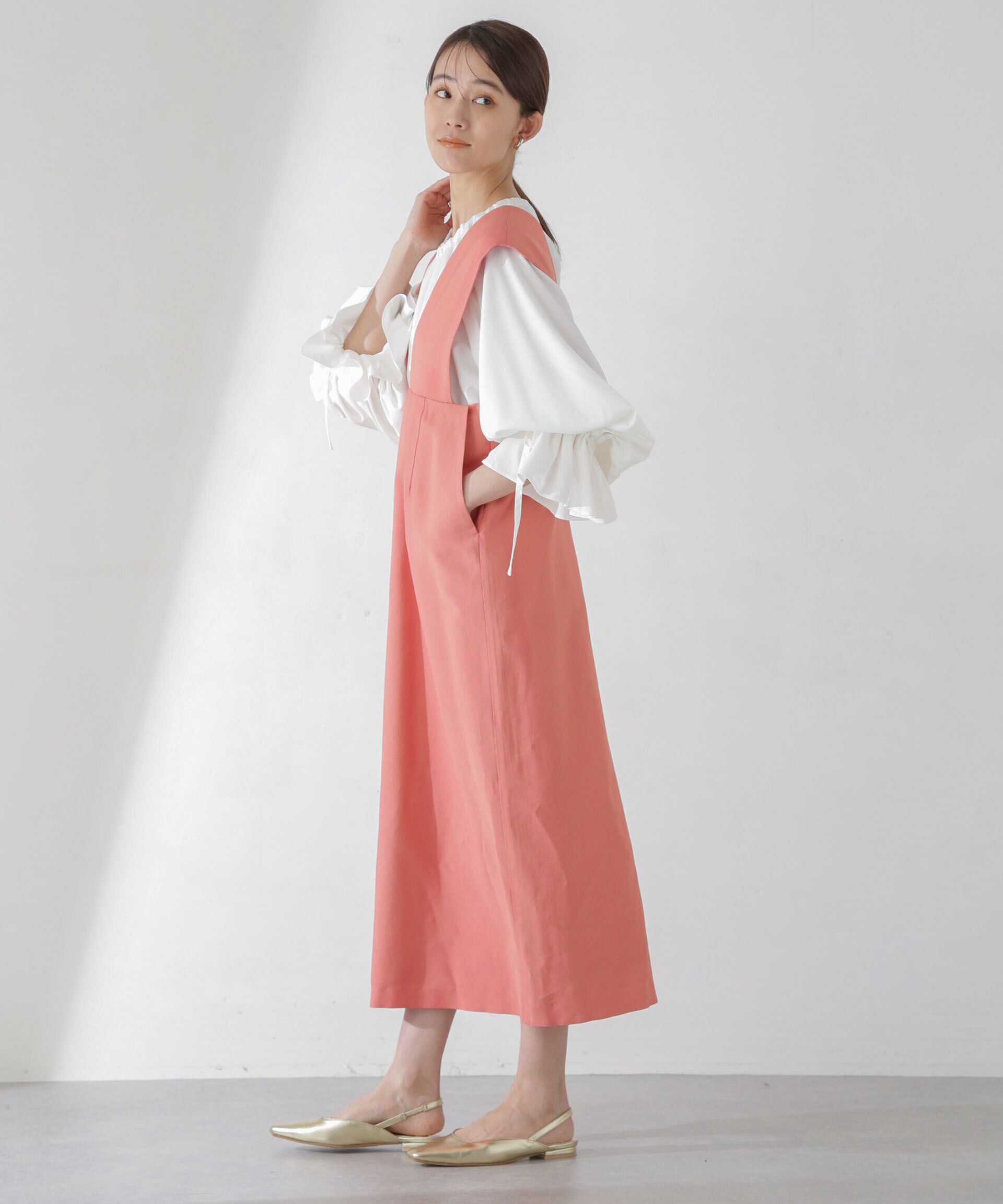 nano･universe「Iラインジャンパースカート」|ワンピース|