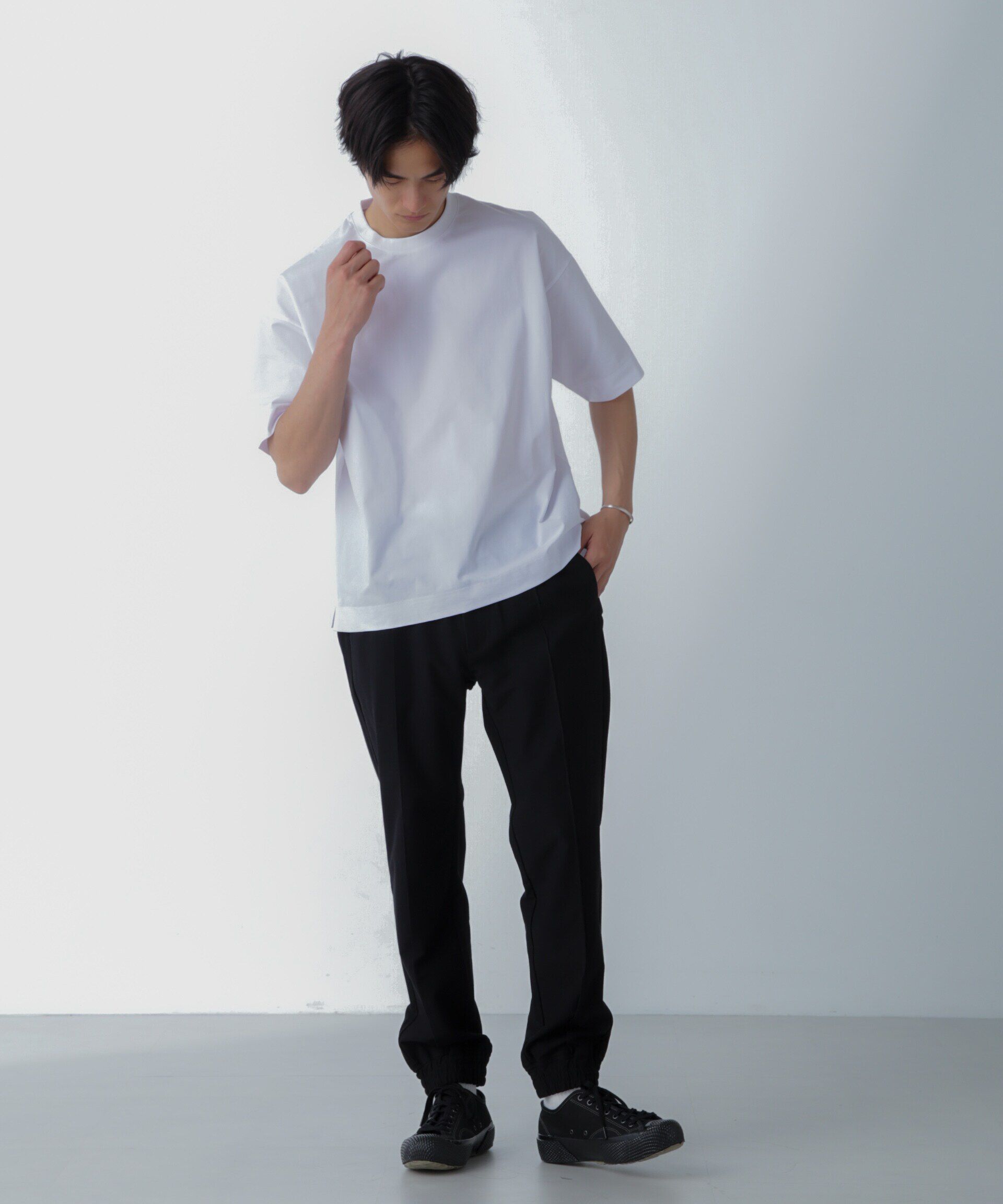 nano･universe「「RELAX」快適冷感EDMONDイージーパンツ」|チノ|