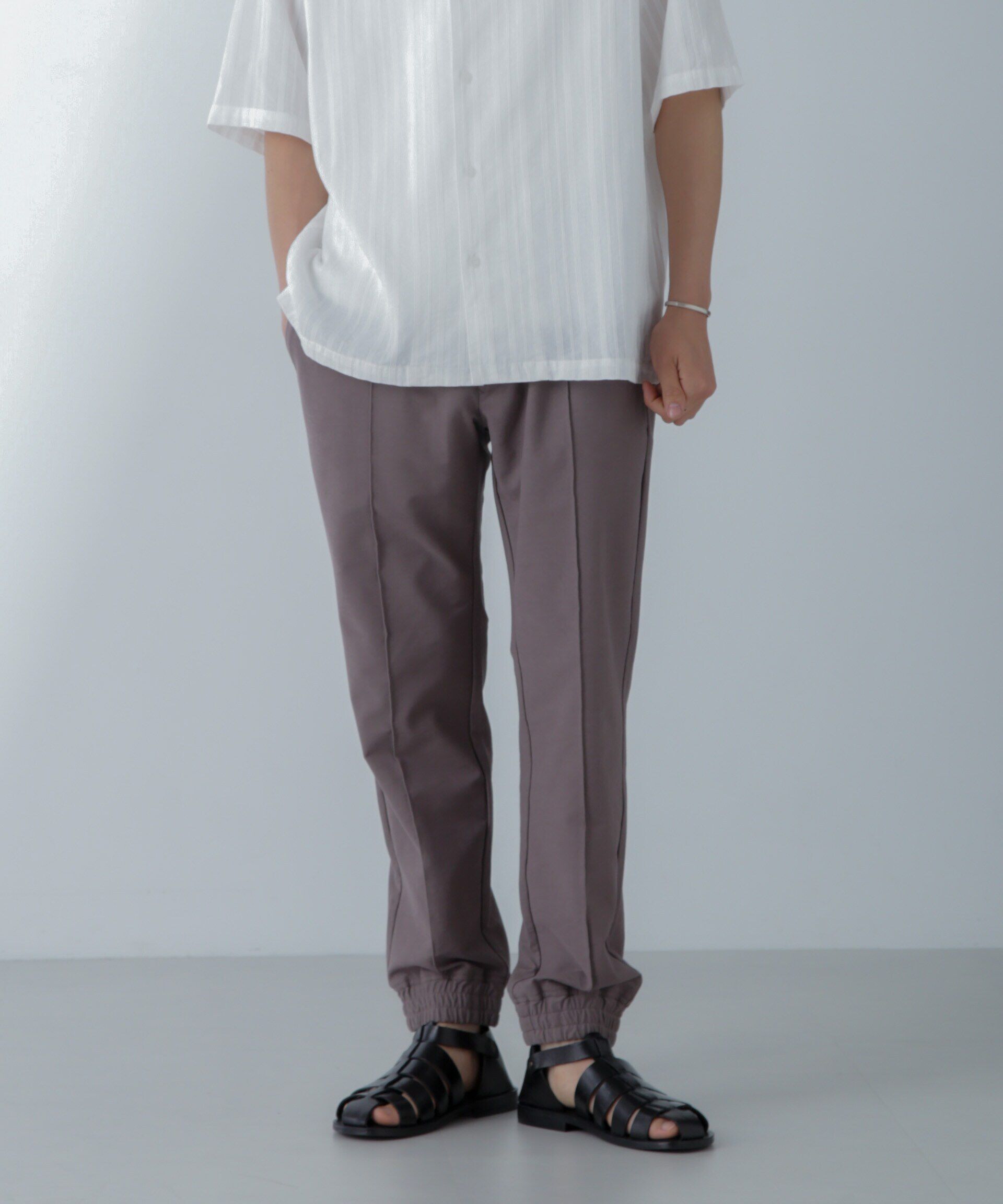 nano･universe「「RELAX」快適冷感EDMONDイージーパンツ」|チノ|