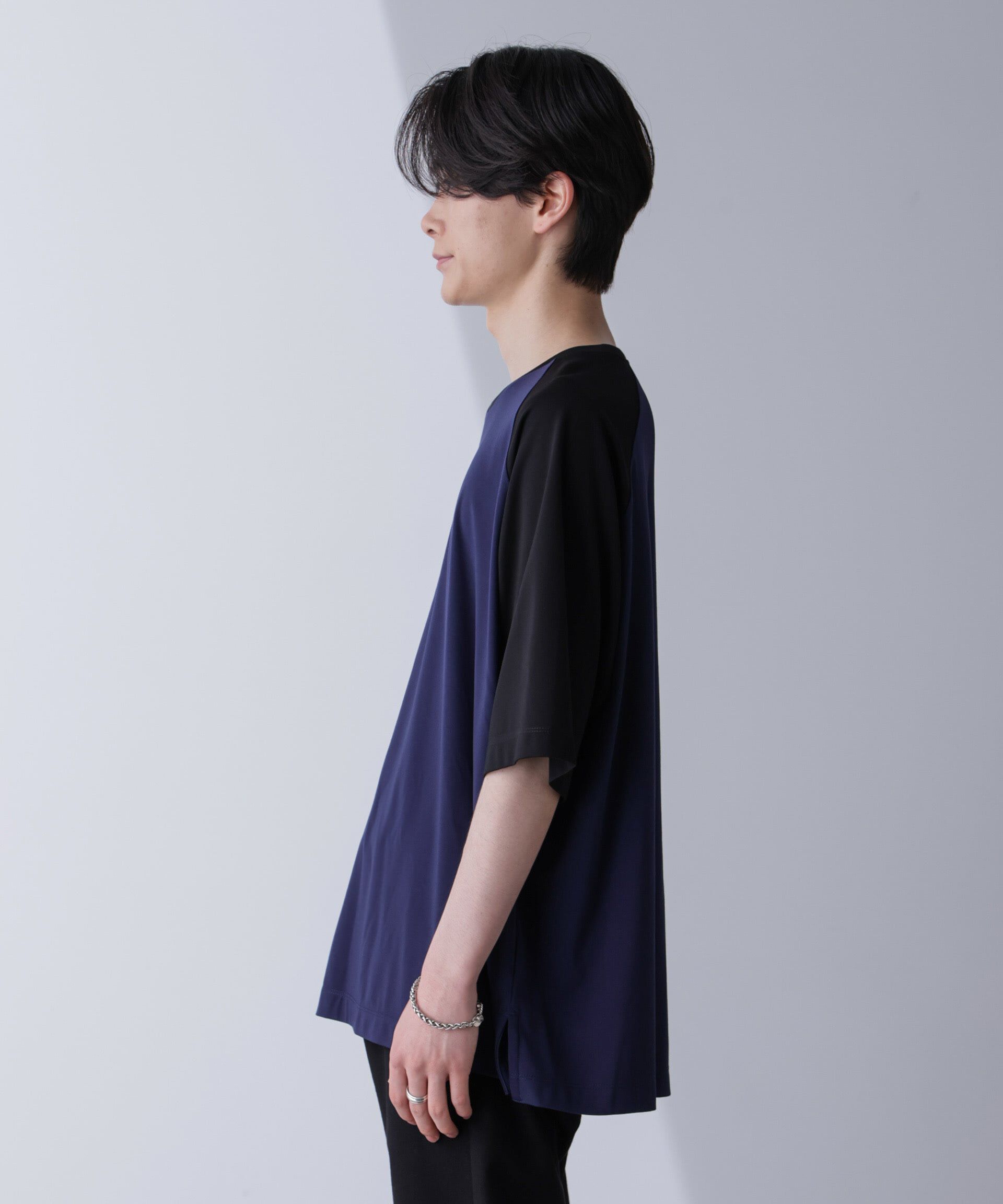 nano･universe「ワイドシルエットラグランTシャツ 半袖」|Tシャツ・カットソー|