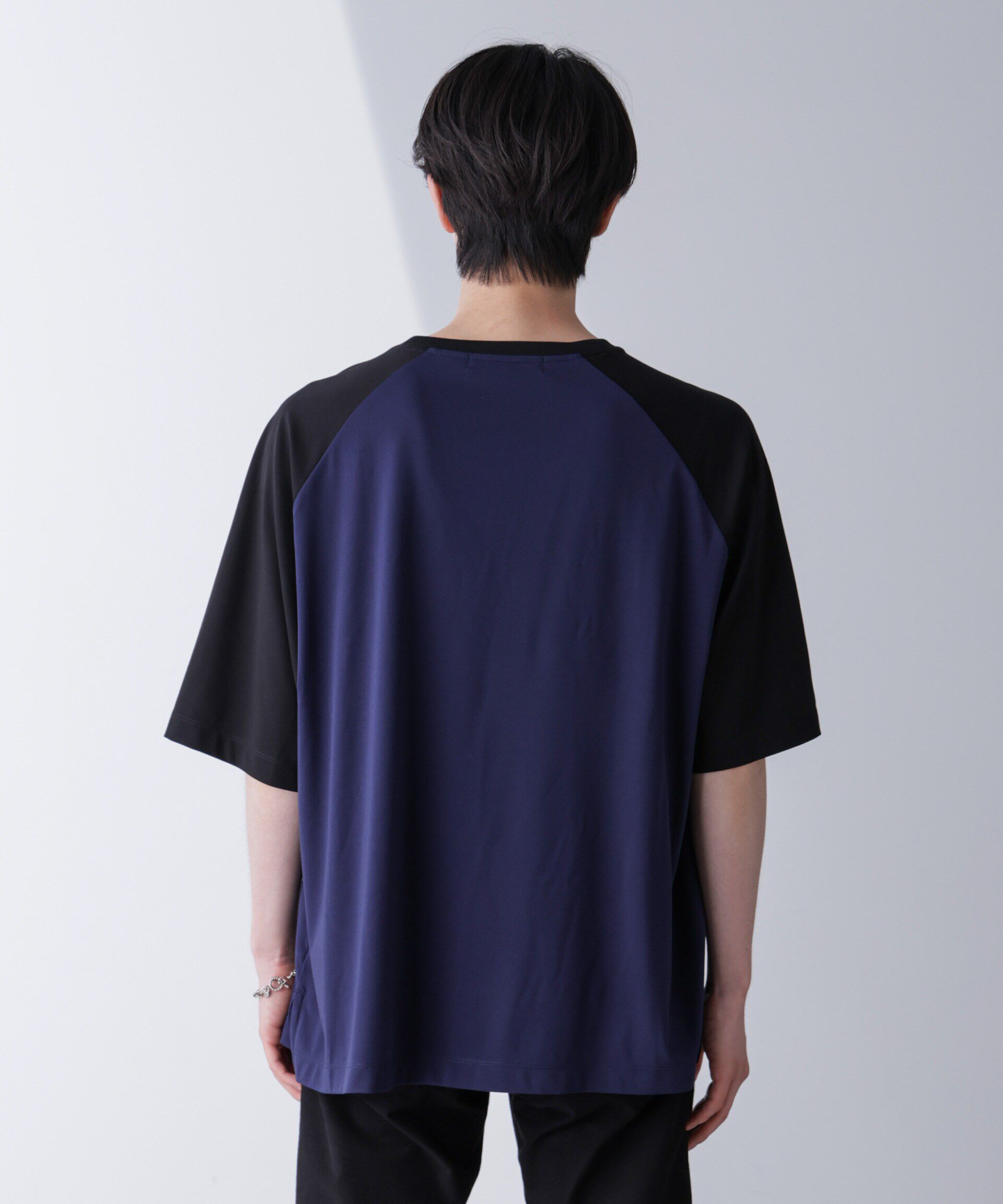 nano･universe「ワイドシルエットラグランTシャツ 半袖」|Tシャツ・カットソー|