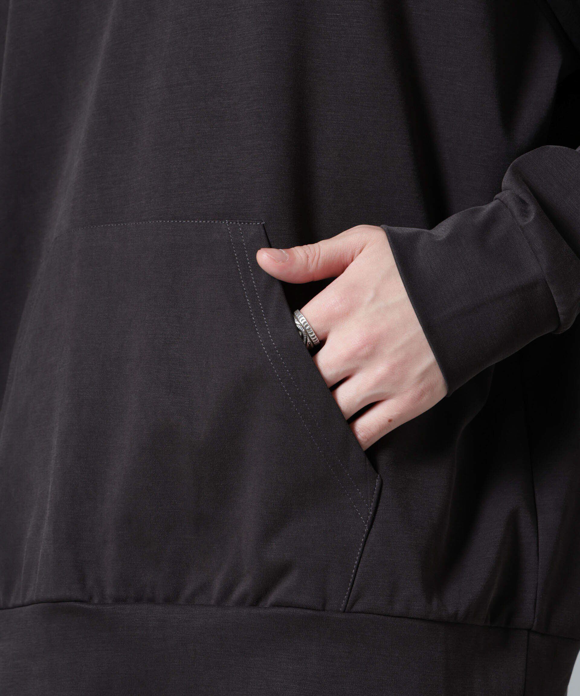 nano･universe「ヌバックライクスムースプルオーバーパーカー」|Tシャツ・カットソー|