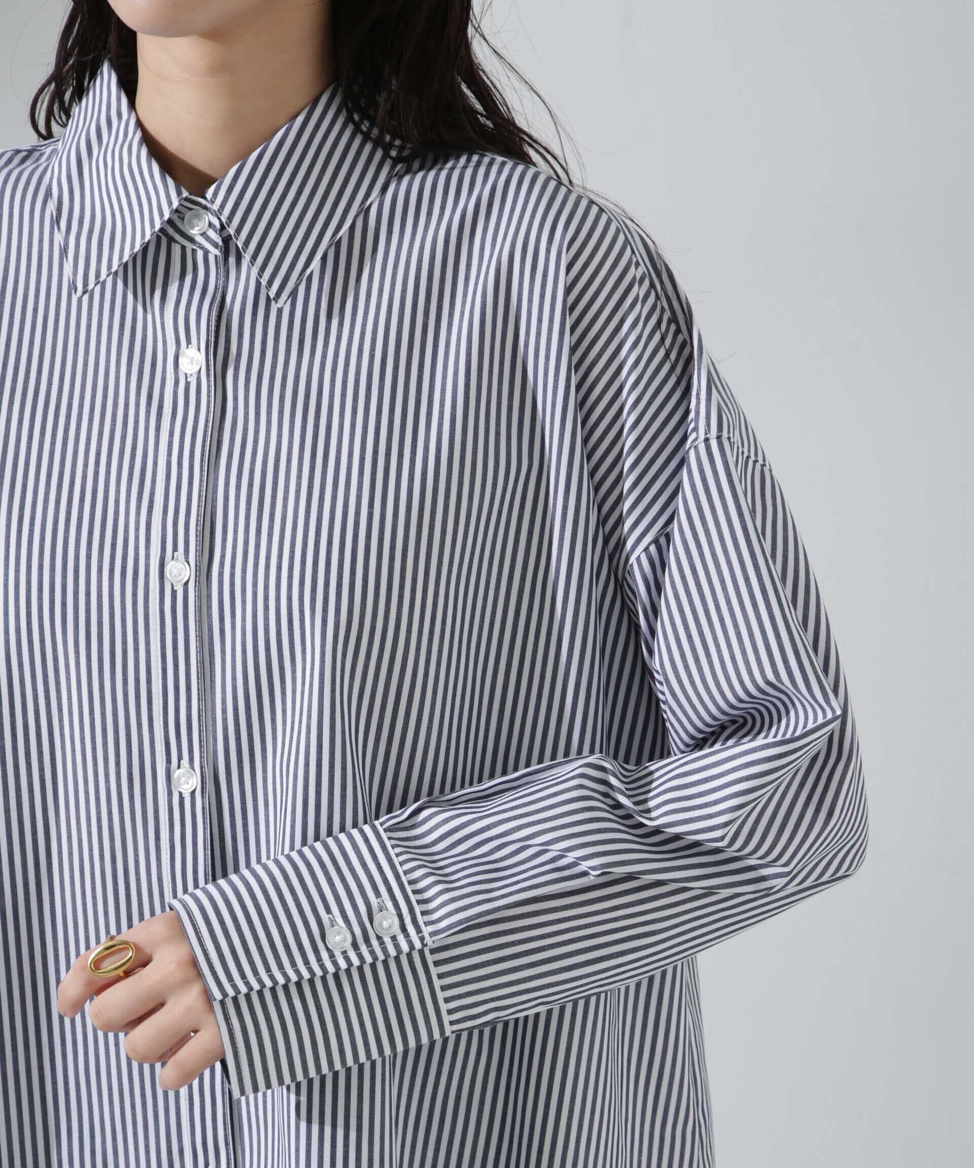 nano･universe「ブロードワイドシルエットシャツ」|シャツ・ブラウス|