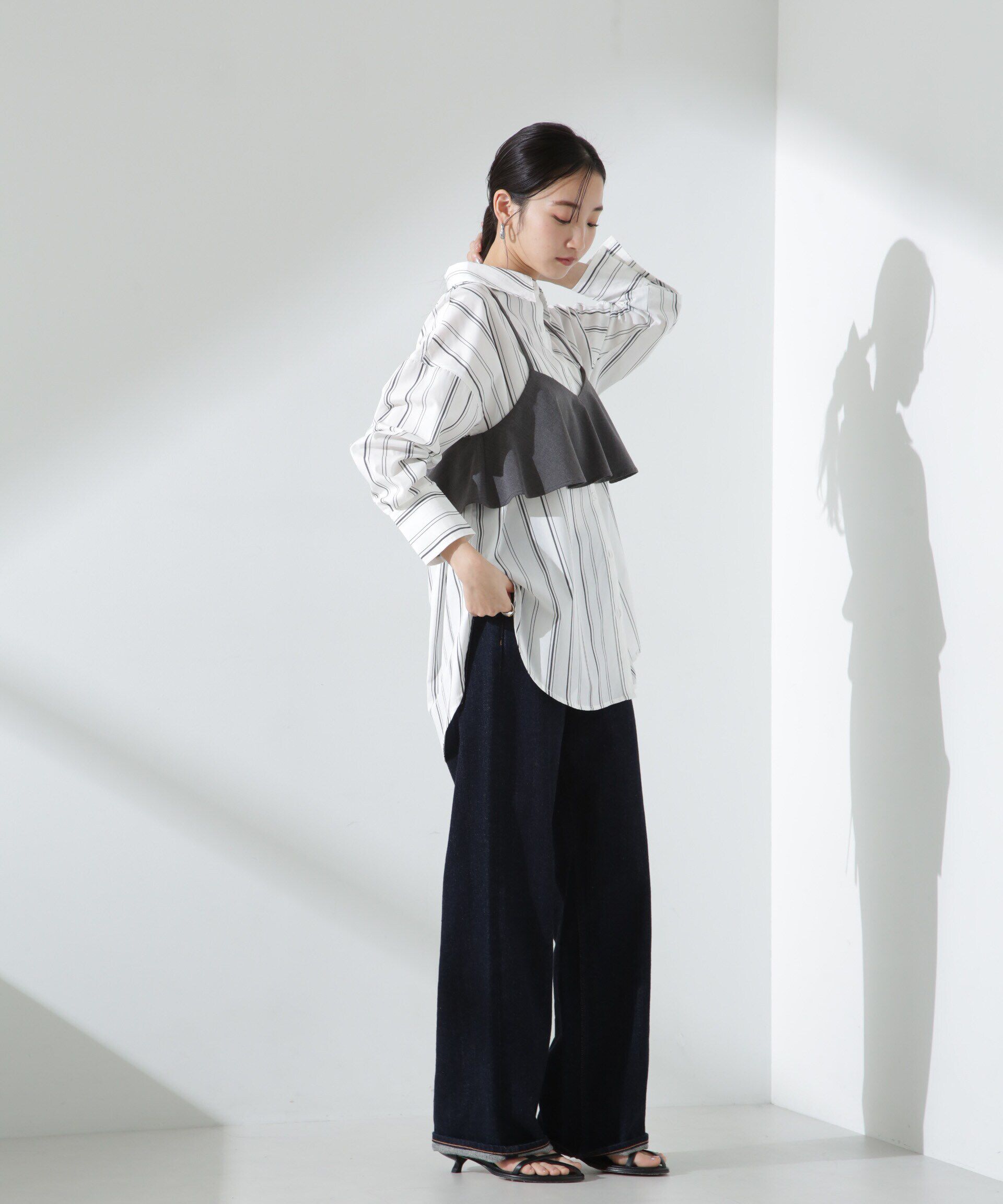 nano･universe「ブロードワイドシルエットシャツ」|シャツ・ブラウス|