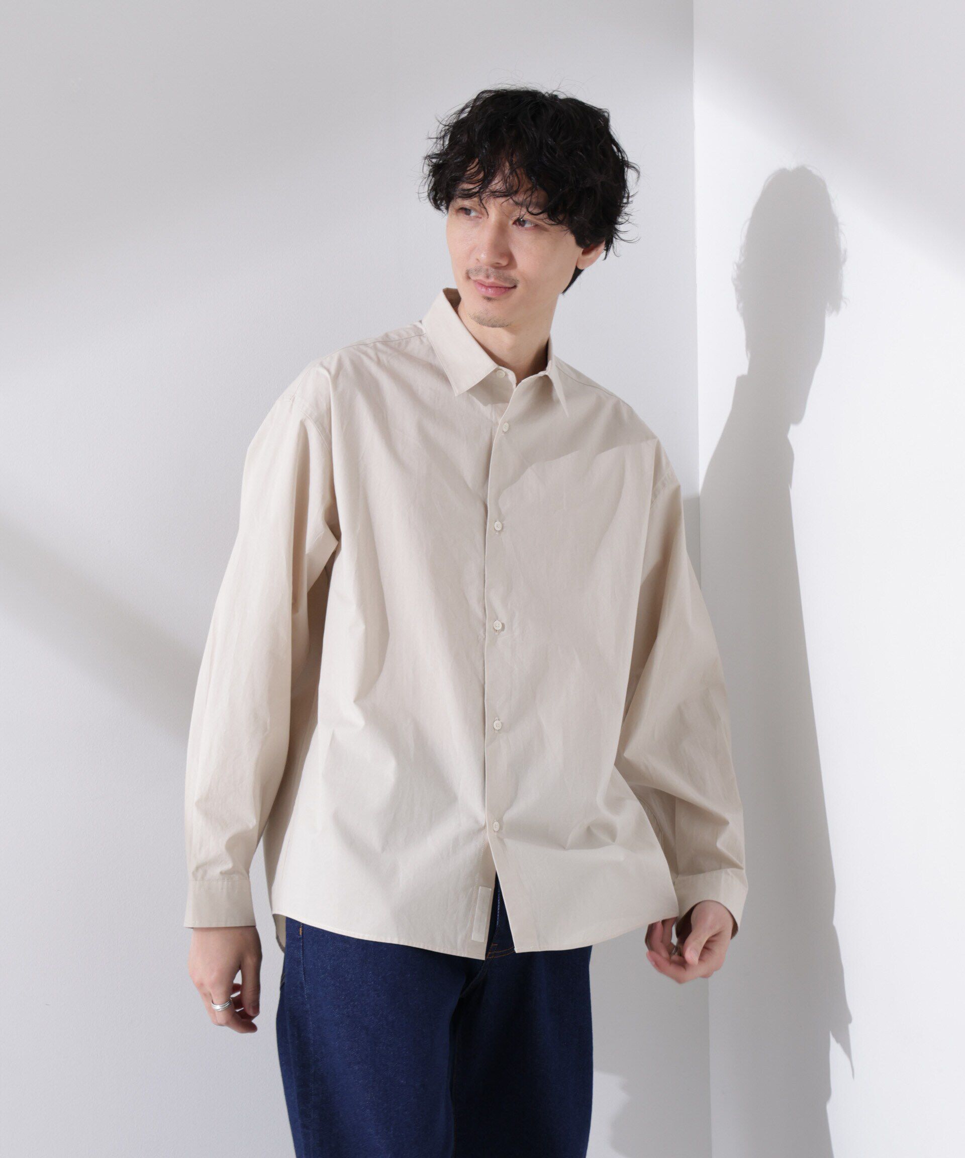 nano･universe「「大人のワイドシャツ」レギュラーカラー 長袖」|シャツ・ブラウス|