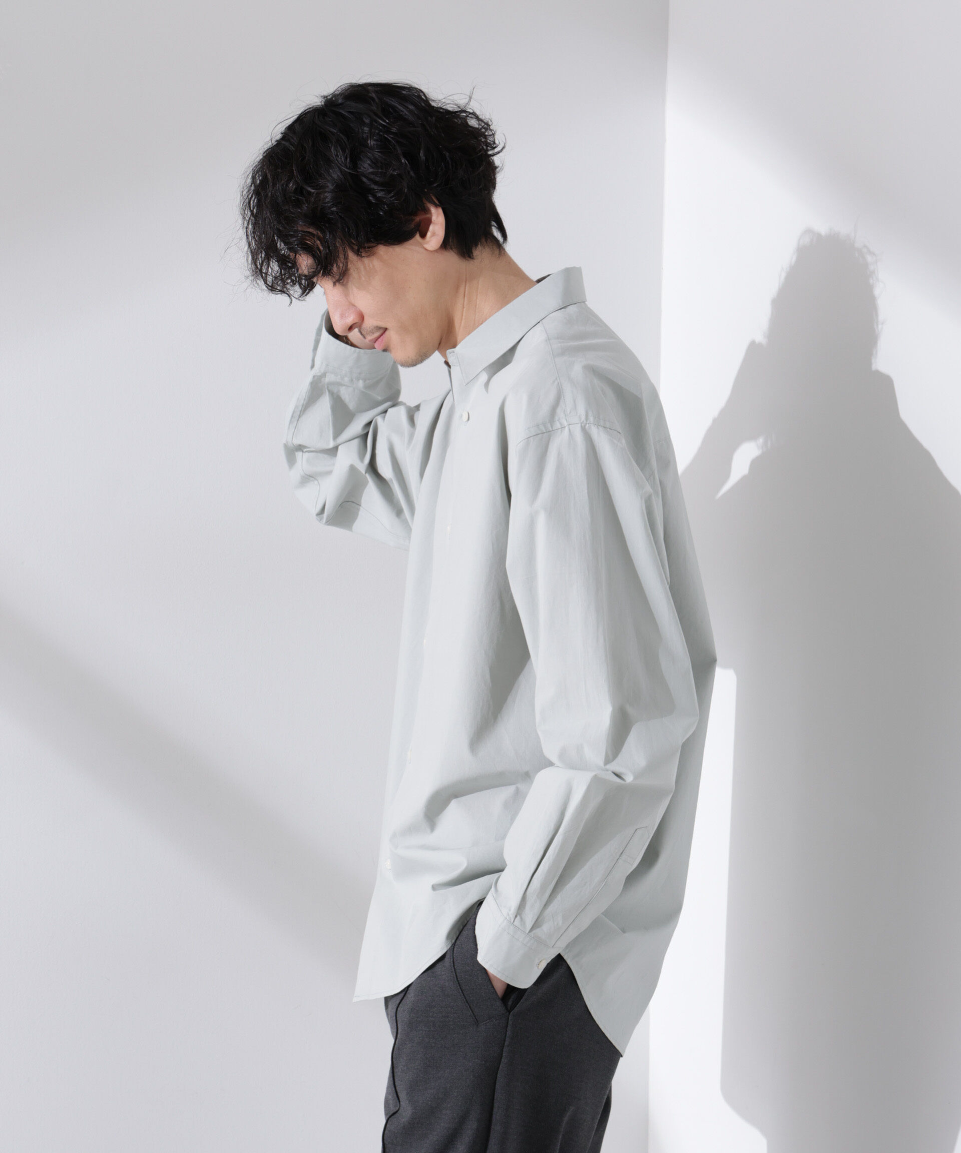 nano･universe「「大人のワイドシャツ」レギュラーカラー 長袖」|シャツ・ブラウス|