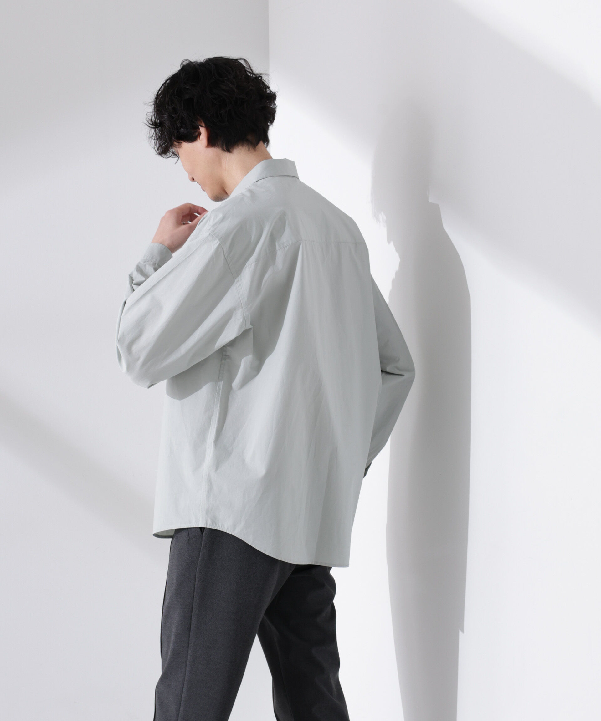 nano･universe「「大人のワイドシャツ」レギュラーカラー 長袖」|シャツ・ブラウス|