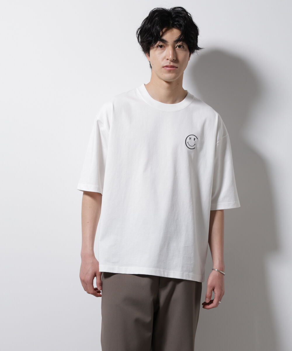 nano･universe「「MOFFISIE」2.0オリジナルプリント Tシャツ 半袖」|Tシャツ・カットソー|ホワイト