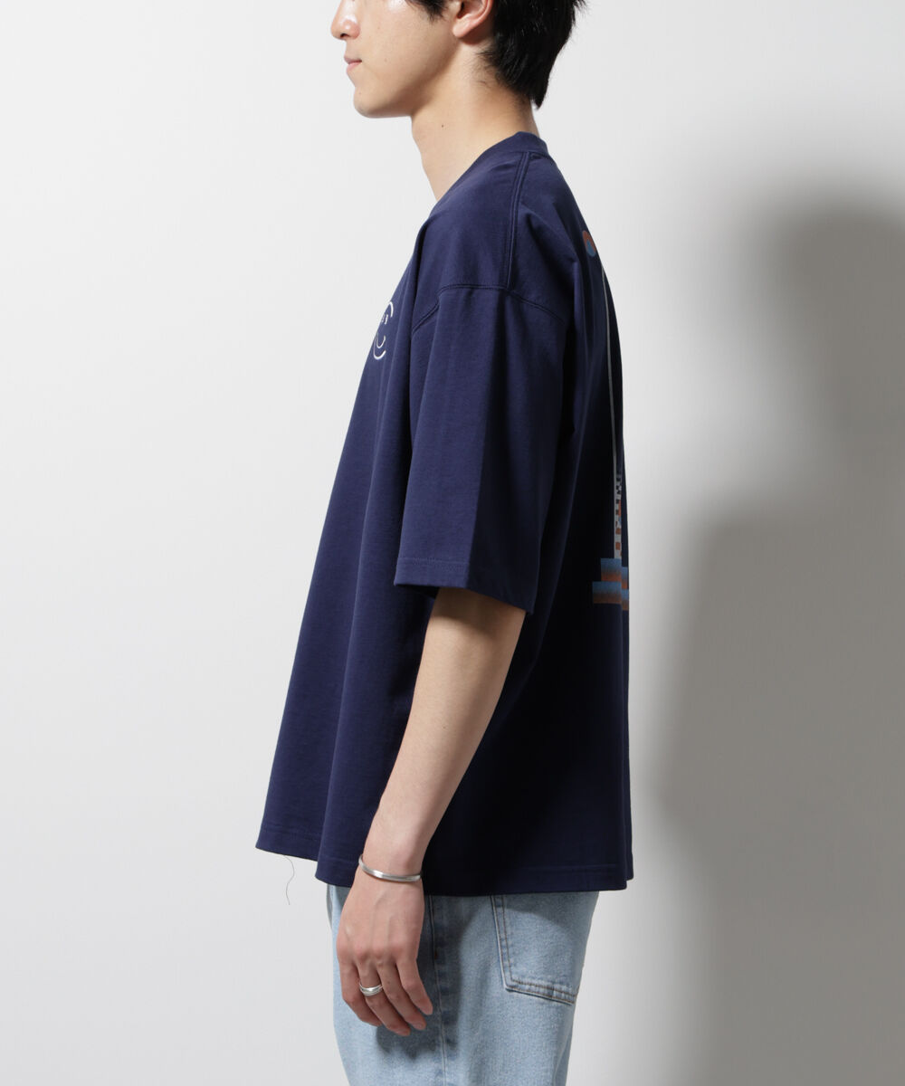 nano･universe「「MOFFISIE」2.0オリジナルプリント Tシャツ 半袖」|Tシャツ・カットソー|