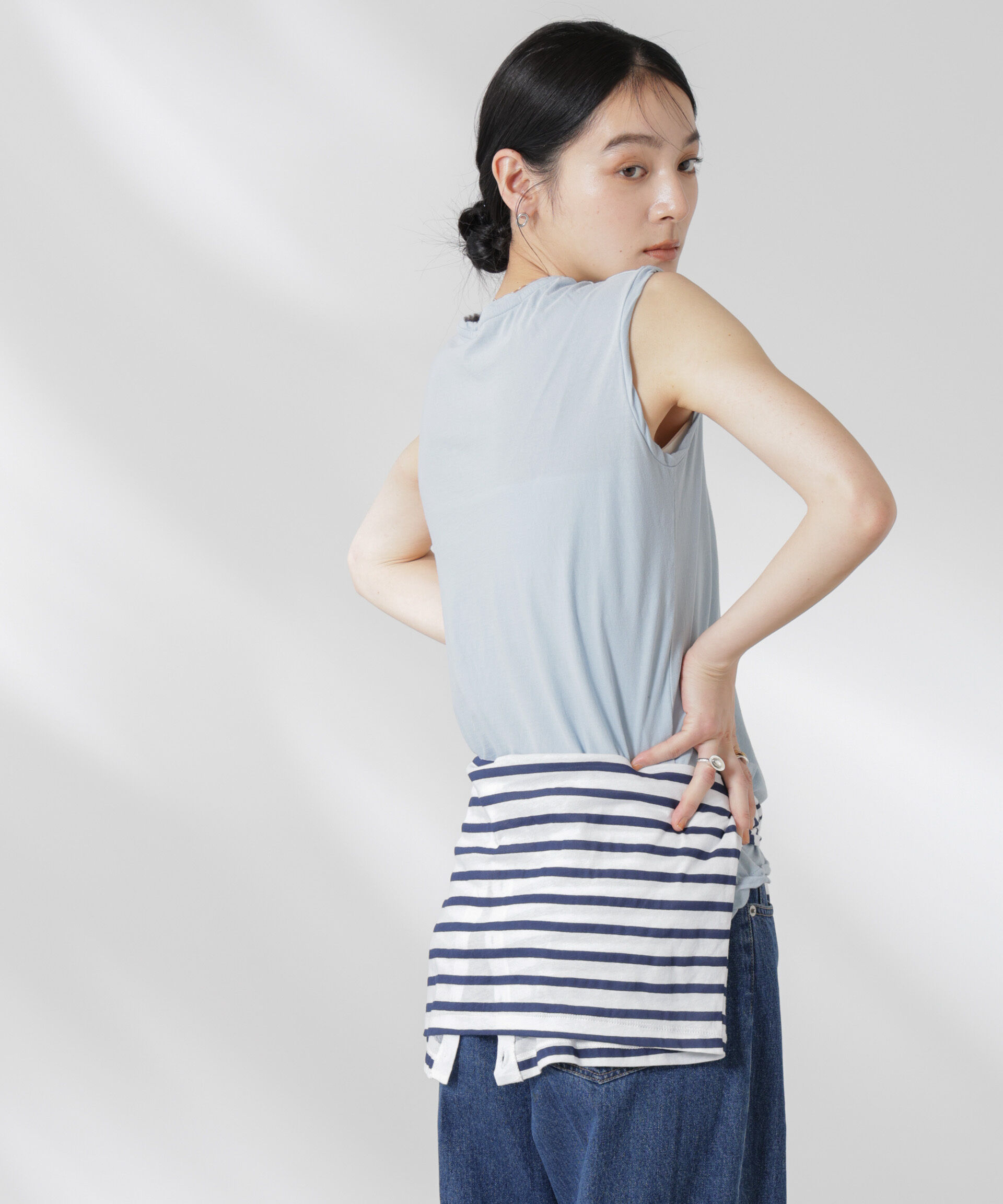 nano･universe「GREYCHORD/SOFIE スリーブレスTシャツ」|Tシャツ・カットソー|