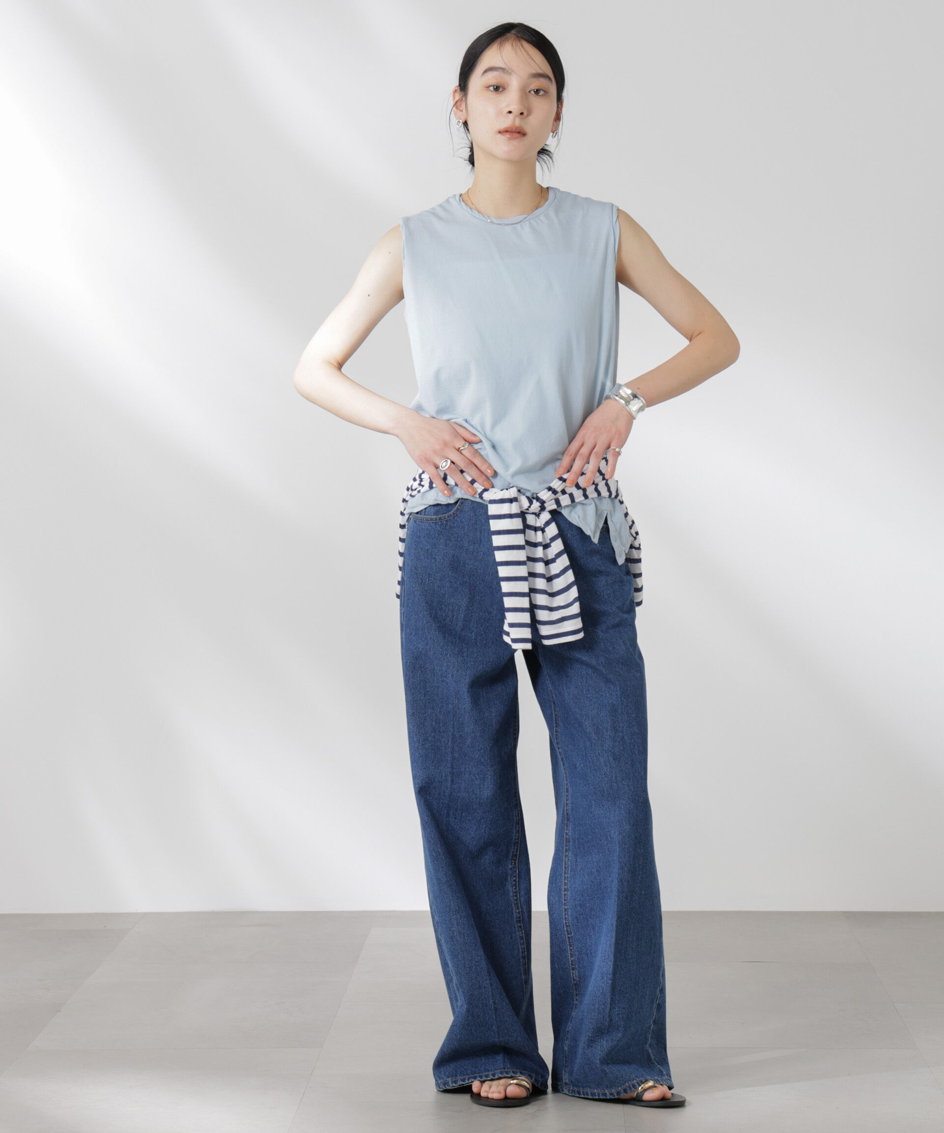 nano･universe「GREYCHORD/SOFIE スリーブレスTシャツ」|Tシャツ・カットソー|