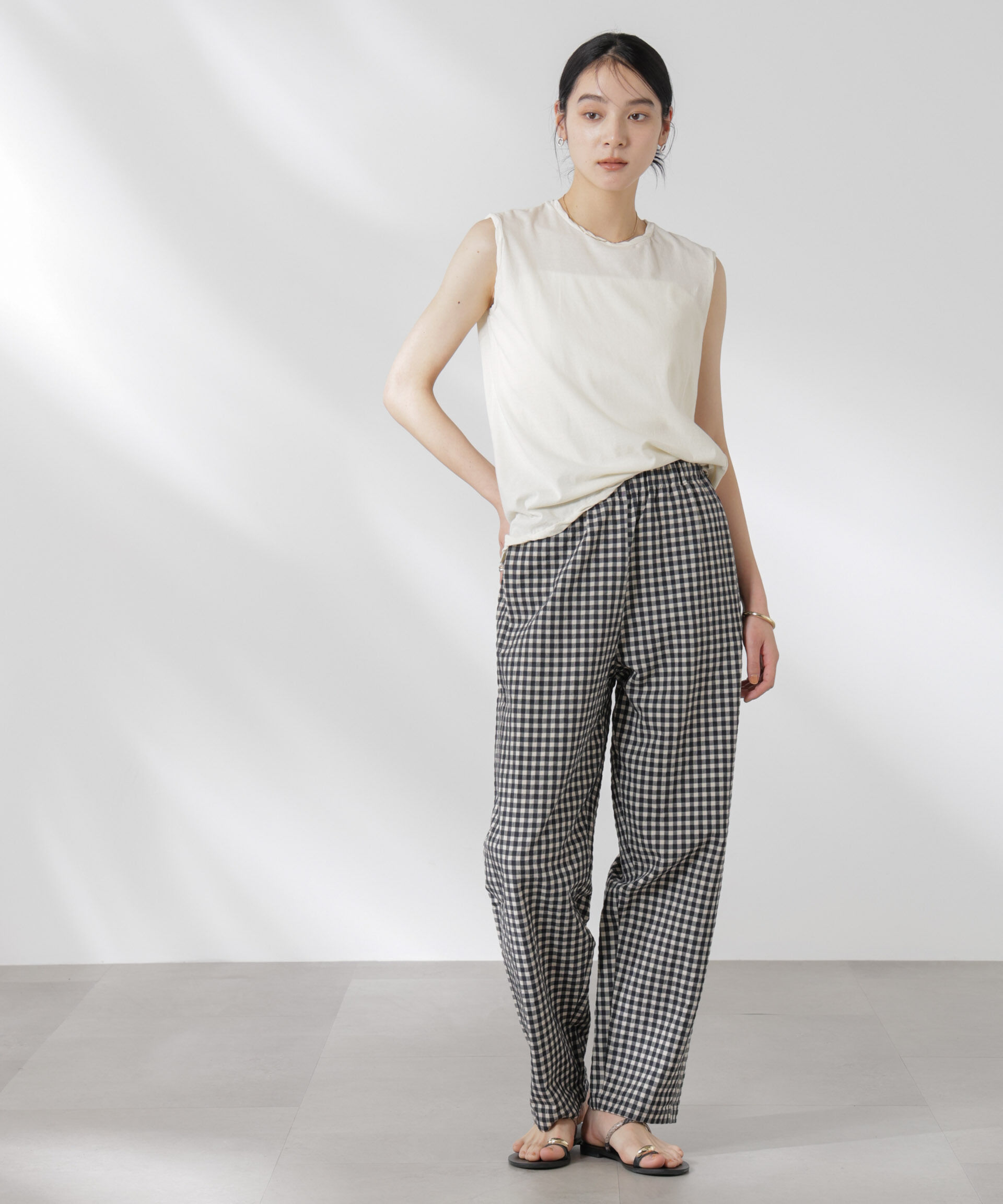 nano･universe「GREYCHORD/SOFIE スリーブレスTシャツ」|Tシャツ・カットソー|