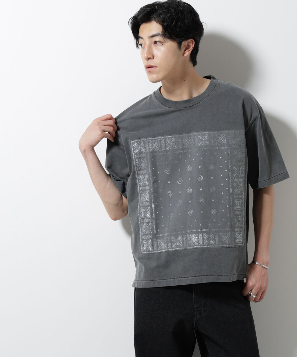 nano･universe「ピグメントクラフトTシャツ 半袖」|Tシャツ・カットソー|