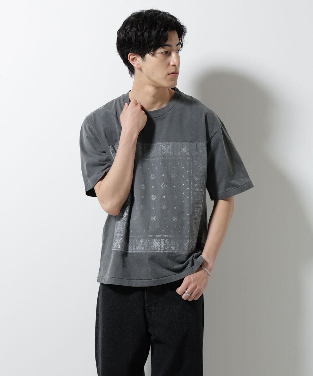 nano･universe「ピグメントクラフトTシャツ 半袖」|Tシャツ・カットソー|