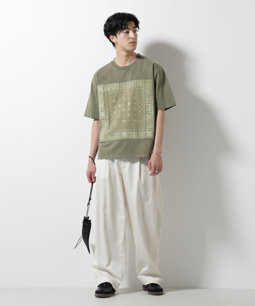 nano･universe「ピグメントクラフトTシャツ 半袖」|Tシャツ・カットソー|