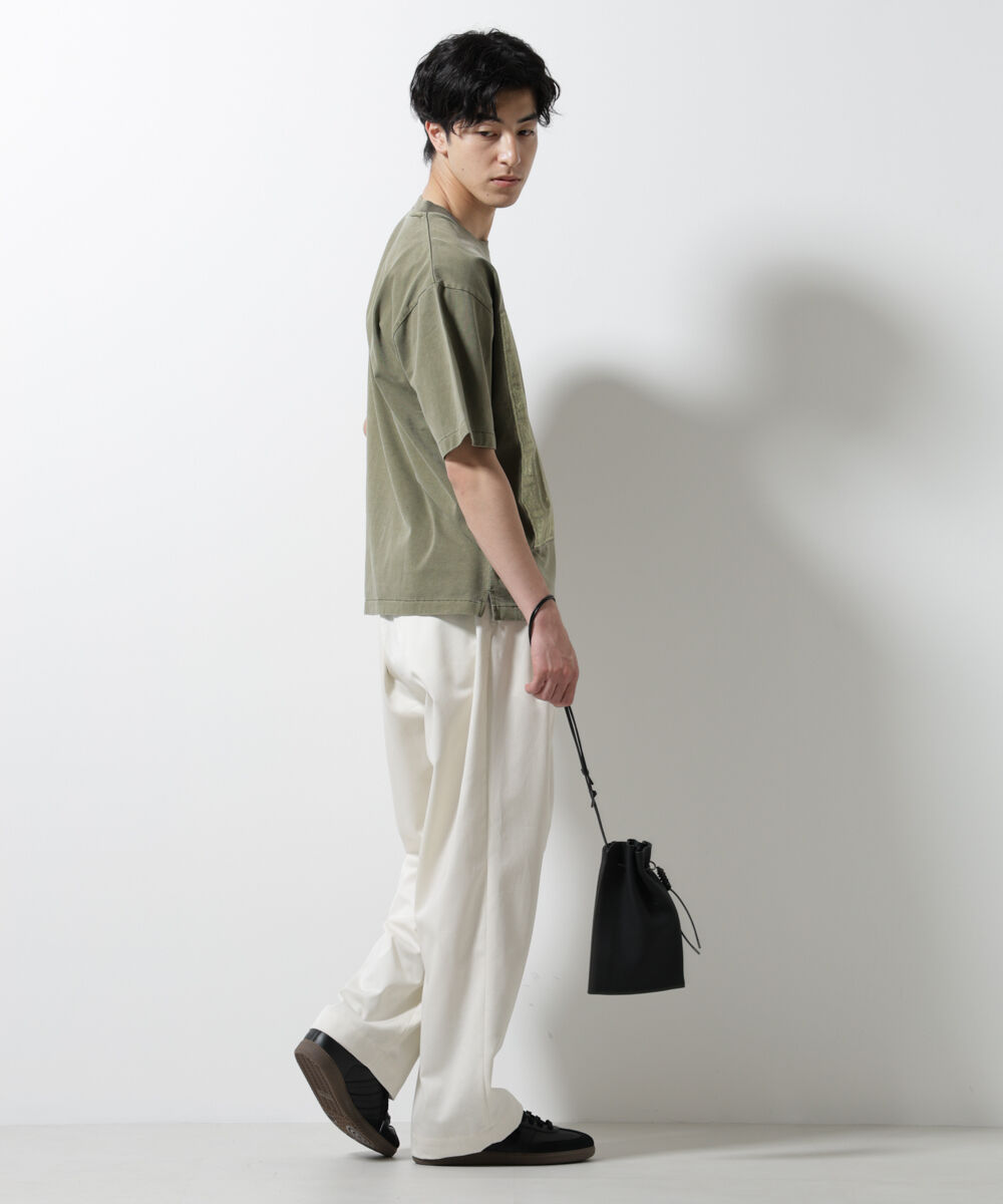 nano･universe「ピグメントクラフトTシャツ 半袖」|Tシャツ・カットソー|